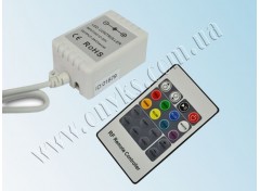 RGB-контроллер 6А RF 72Вт 12В (20 кнопок)